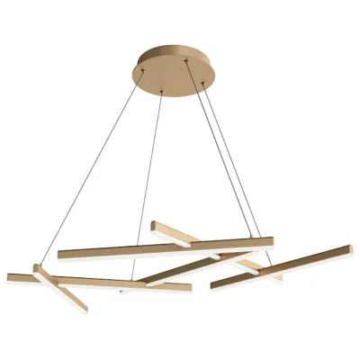 Maytoni Pendelleuchte Gold 101x5.5x66 cm