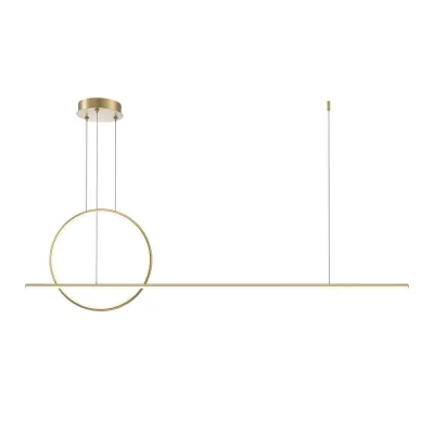 Maytoni Pendelleuchte Halo Messing 143x304x11.7 cm