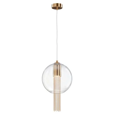 Maytoni Pendelleuchte Pendant Transparent, Bronze 47 cm