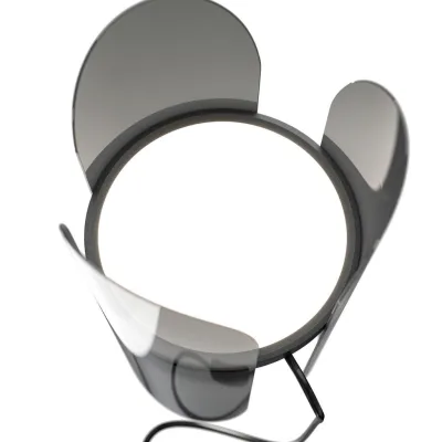 Maytoni Tischleuchte Modern Schwarz, Transparent 15x30x15 cm