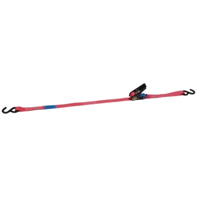 McBull Zurrgurt, 2-teilig, 25 mm, 4 m, 250/500 daN, Druckratsche/S-Haken