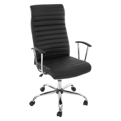 MCW Bürostuhl Schwarz 68x117x71 cm