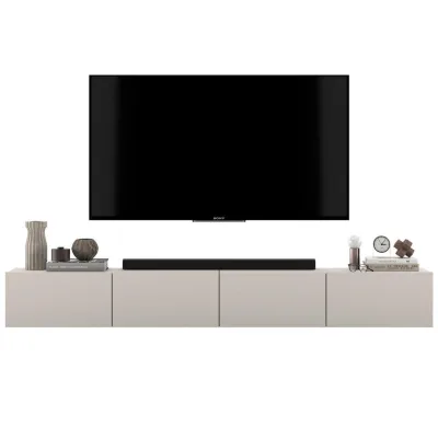 Meble Lindner Tv-Lowboard Kaschmir 240x30x35 cm