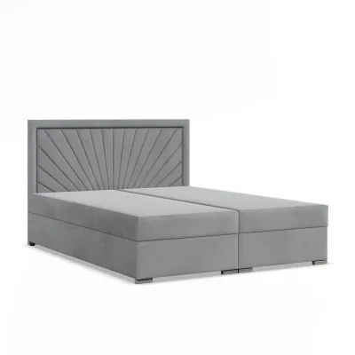 Mebligo Boxbett Grau 140x200 cm