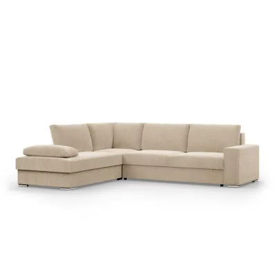 Mebligo Ecksofa Beige 287x231 cm