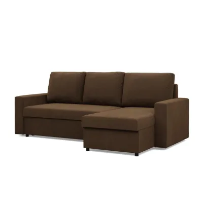 Mebligo Ecksofa Braun 231x140 cm