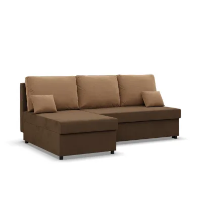 Mebligo Ecksofa Braun, Braun 201x138 cm