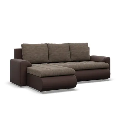 Mebligo Ecksofa Braun, Braun 230x159 cm