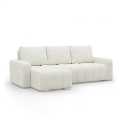 Mebligo Ecksofa Creme 237x144 cm