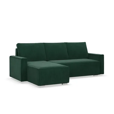 Mebligo Ecksofa Dunkelgrün 231x142 cm