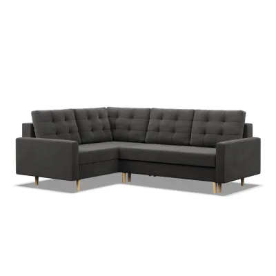 Mebligo Ecksofa Grau 223x172 cm