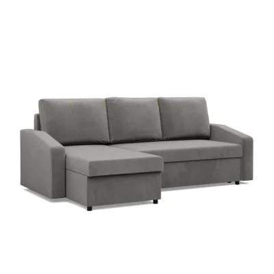 Mebligo Ecksofa Grau 231x140 cm