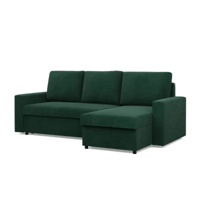 Mebligo Ecksofa Smaragdgrün 231x140 cm