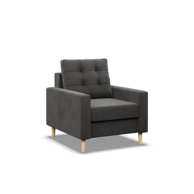 Mebligo Loungesessel Grau 75x88x92 cm