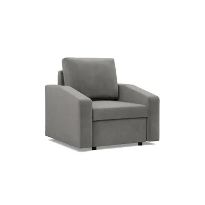 Mebligo Loungesessel Grau 83x85x92 cm