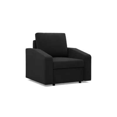 Mebligo Loungesessel Schwarz 83x85x92 cm