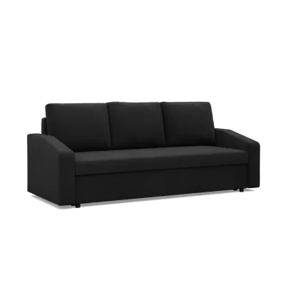 Mebligo Sofa Schwarz 220x92x92 cm