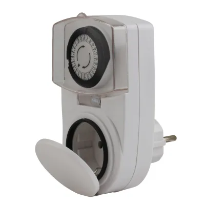 Mechanische Tageszeitschaltuhr Mini für Außen, weiß
