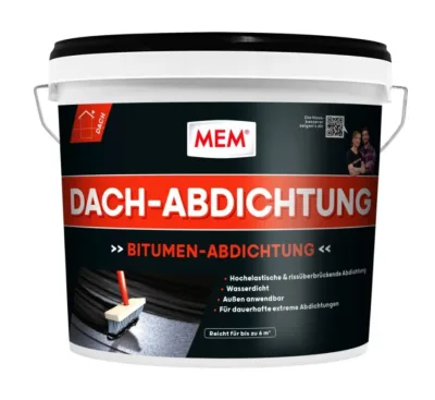 MEM 2er Set Dach-Abdichtung 2x 12L Dachsperre