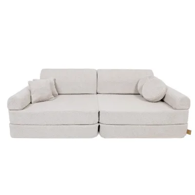 MeowBaby Kindersofa, Champagner 160x24x80 cm