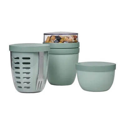 Mepal Lunchpot, Fruitpot und Snackpot Ellipse 3-tlg.