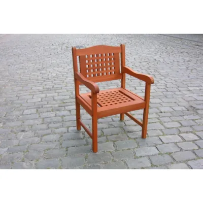 Gardenson Gartensessel Lima Natur 58x90x58 cm