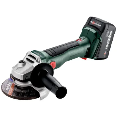 Metabo Akku-Winkelschleifer W 18 L BL 9-125, metaBOX 165 L, 18V 2x4Ah Li-Power + Ladegerät