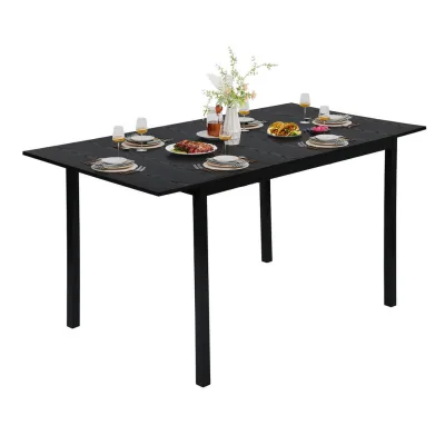 Meubles Cosy Ausziehbarer Schwarz 80x75x160 cm