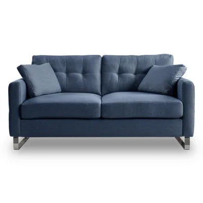 Mid.you 2-Sitzer-Sofa Hera Dunkelblau 172x92x94 cm