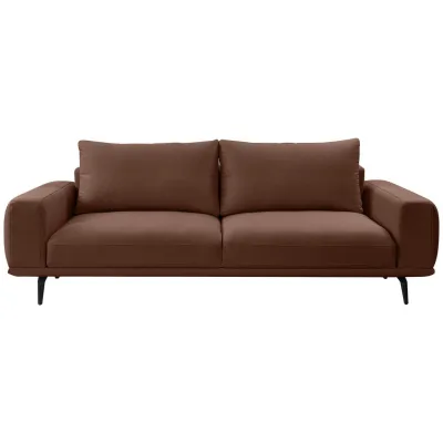 Mid.you 3-Sitzer-Sofa Braun 242x89x115 cm
