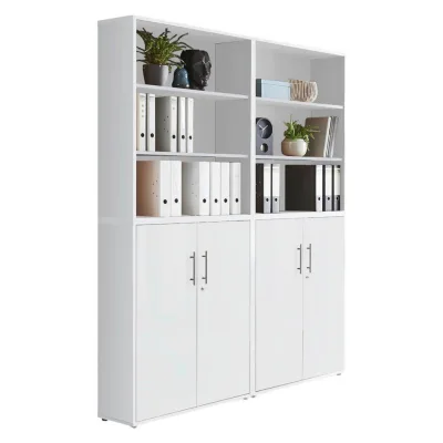 Mid.you Aktenschrank Office Edition - SW Set 11 Weiß 168.8x227.2x33 cm