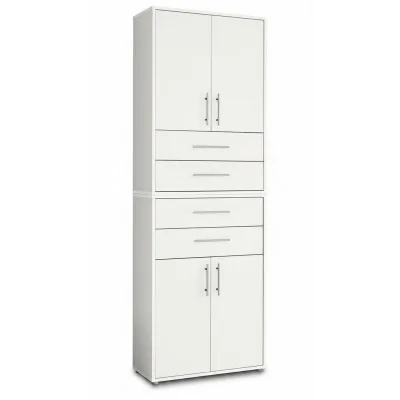 Mid.you Aktenschrank Weiß 84.4x227.2x33 cm