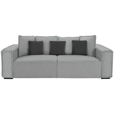 Mid.you Bigsofa Hellgrau 244x62x117 cm