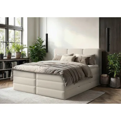 Mid.you Boxspringbett Creme 180x200 cm