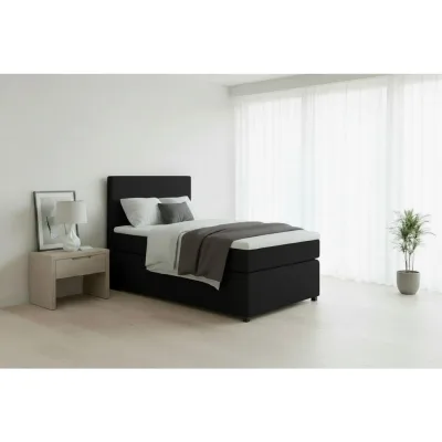 Mid.you Boxspringbett Graphit 90x200 cm