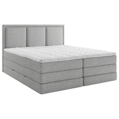 Mid.you Boxspringbett Grau 200x220 cm