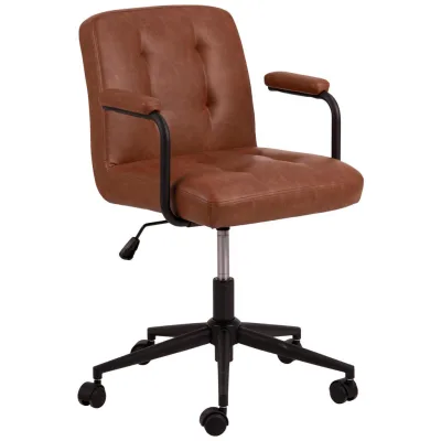 Mid.you Drehstuhl Braun, Schwarz, Cognac 57x77.5x59 cm