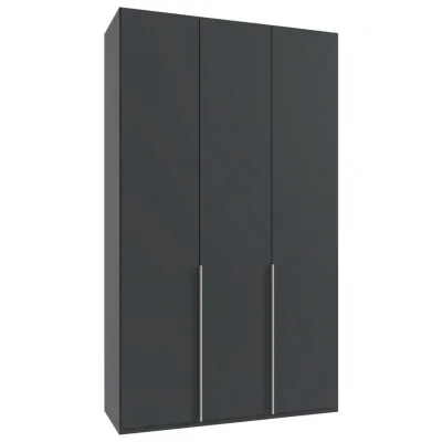 Mid.you Drehtürenschrank Graphit 135x236x58 cm