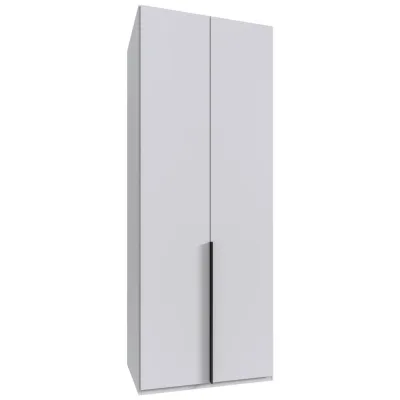 Mid.you Drehtürenschrank Weiß 90x236x58 cm