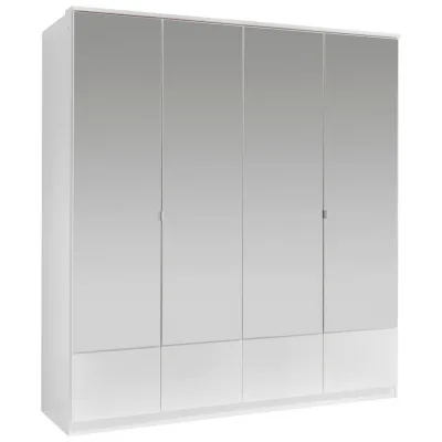 Mid.you Drehtürenschrank Wimex Imago Weiß 180x199x58 cm