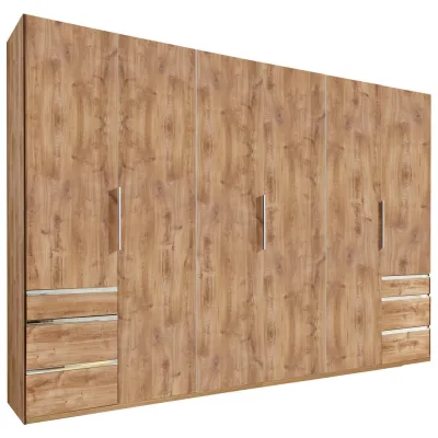 Mid.you Drehtürenschrank Wimex Level 36A Eiche 300x216x58 cm