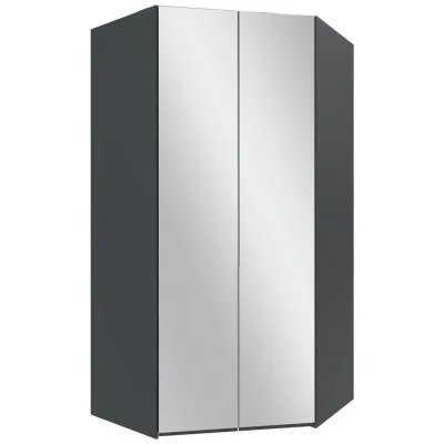 Mid.you Eckkleiderschrank Graphit 120x236x120 cm