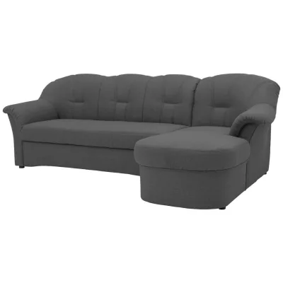 Mid.you Eckschlafsofa Grau 233x142 cm