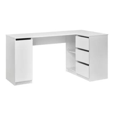 Mid.you Eckschreibtisch Weiß 154x77x84.5 cm