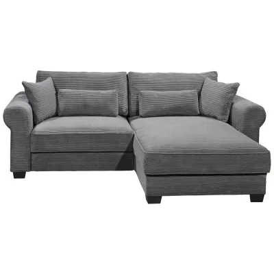 Mid.you Ecksofa Anthrazit 255x185 cm