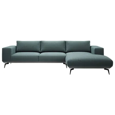 Mid.you Ecksofa Anthrazit 330x180 cm