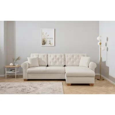 Mid.you Ecksofa Arles Hellgrau 266x161 cm