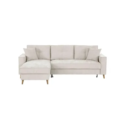 Mid.you Ecksofa Beige 257x159 cm
