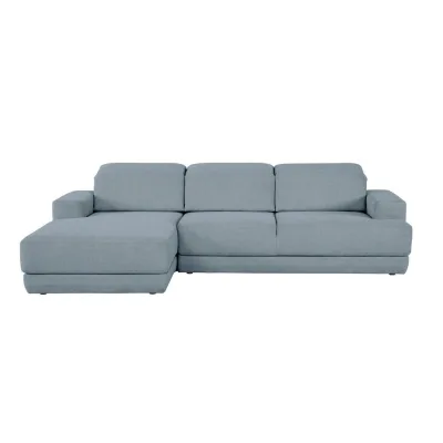 Mid.you Ecksofa Blau 293x204 cm