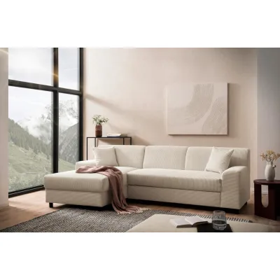 Mid.you Ecksofa Capri 2 Creme 241x146 cm